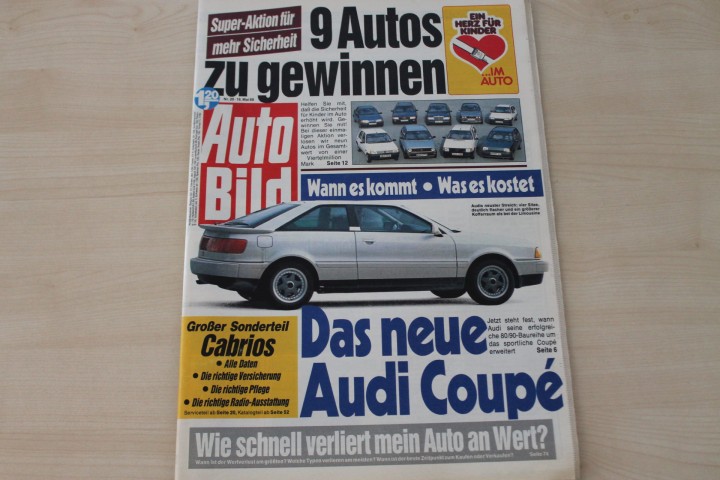 Deckblatt Auto Bild (20/1988)